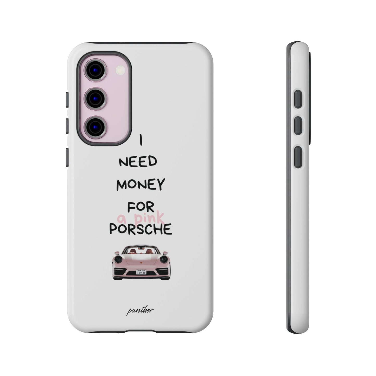 I Need Money For A Pink Porsche (White)