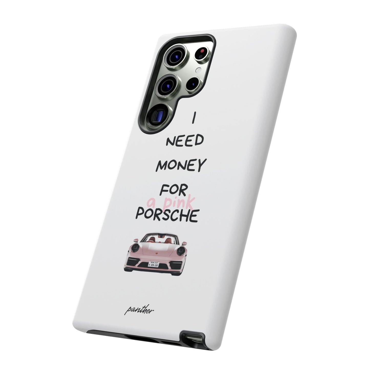 I Need Money For A Pink Porsche (White)