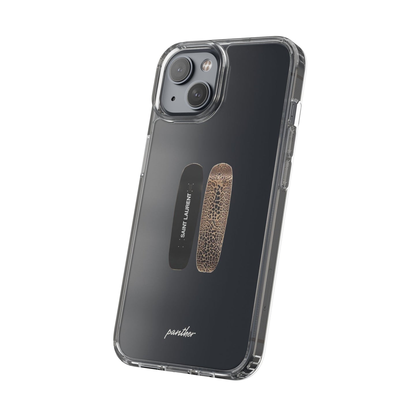Panther Skateboard Clear Case