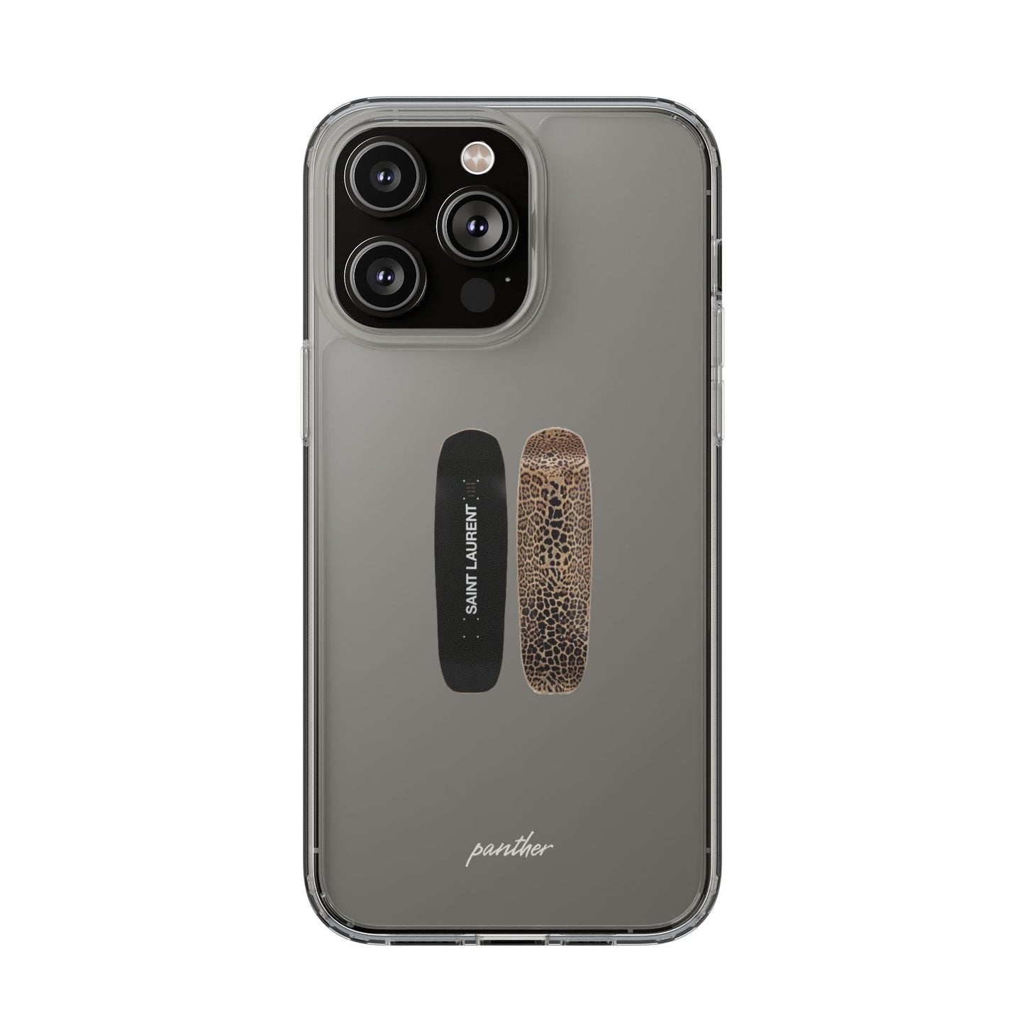 Panther Skateboard Clear Case