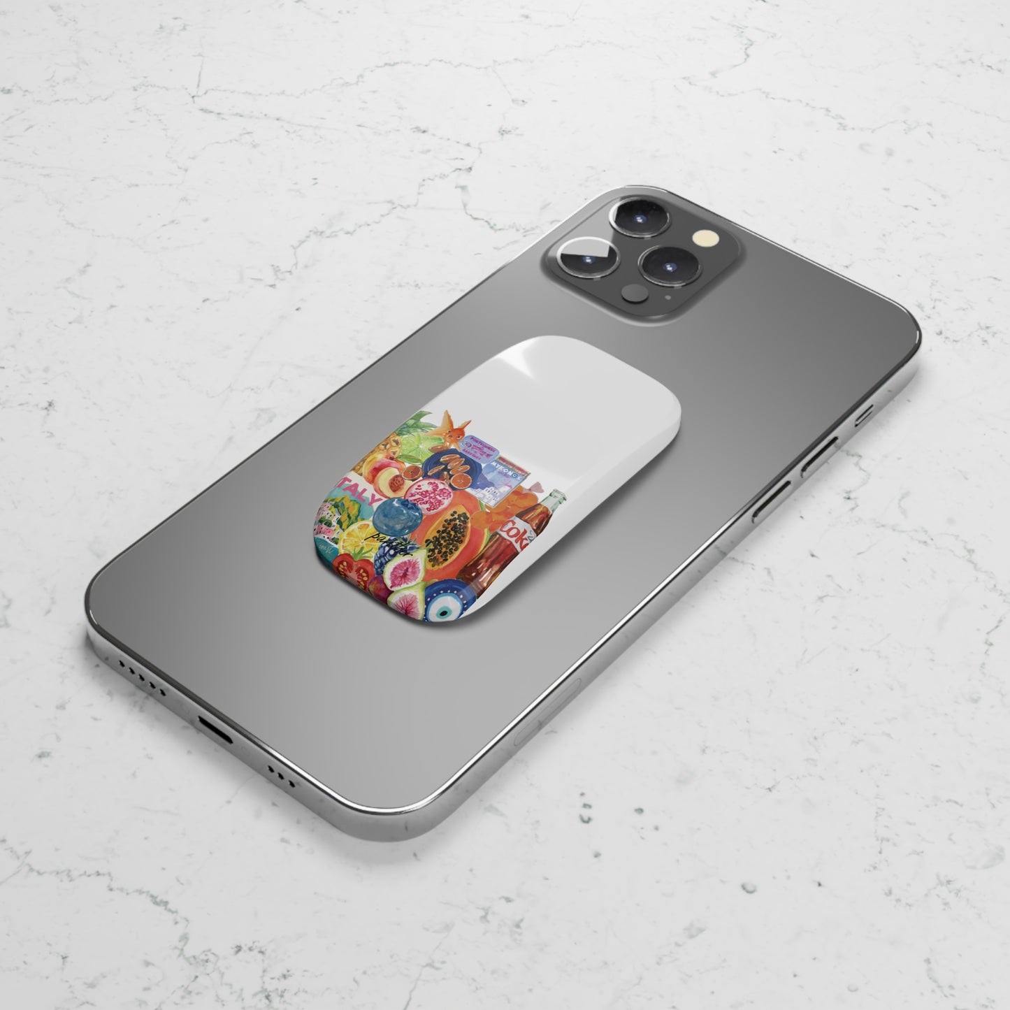 Mediterranean Fruit Bowl Phone Click-On Grip
