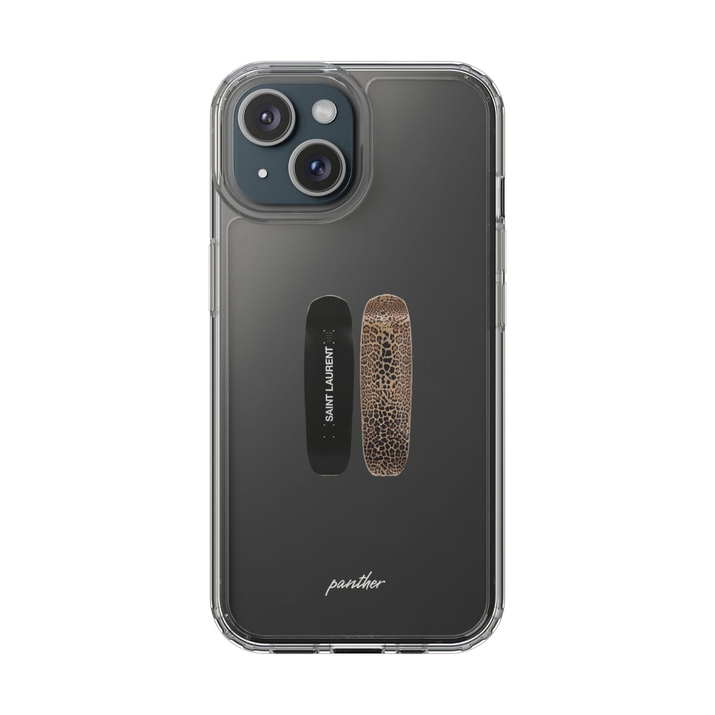 Panther Skateboard Clear Case