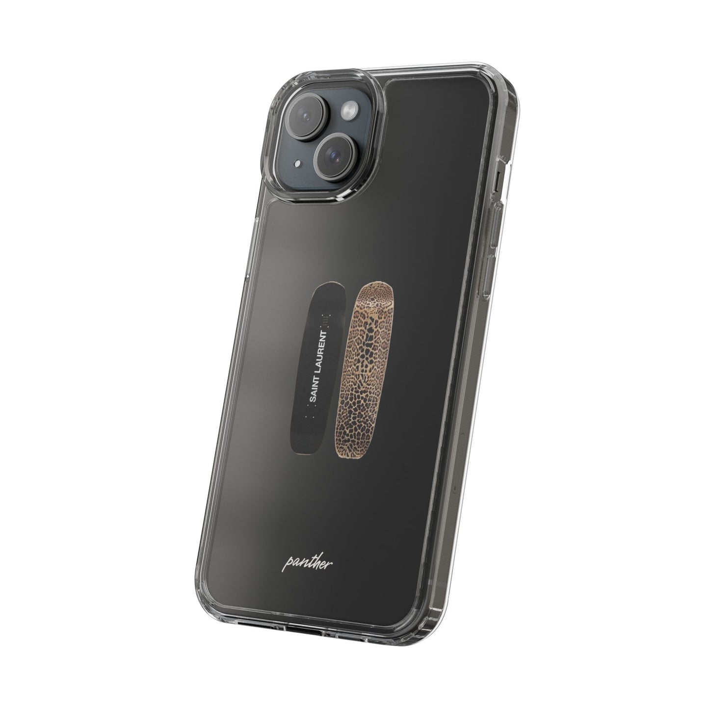 Panther Skateboard Clear Case