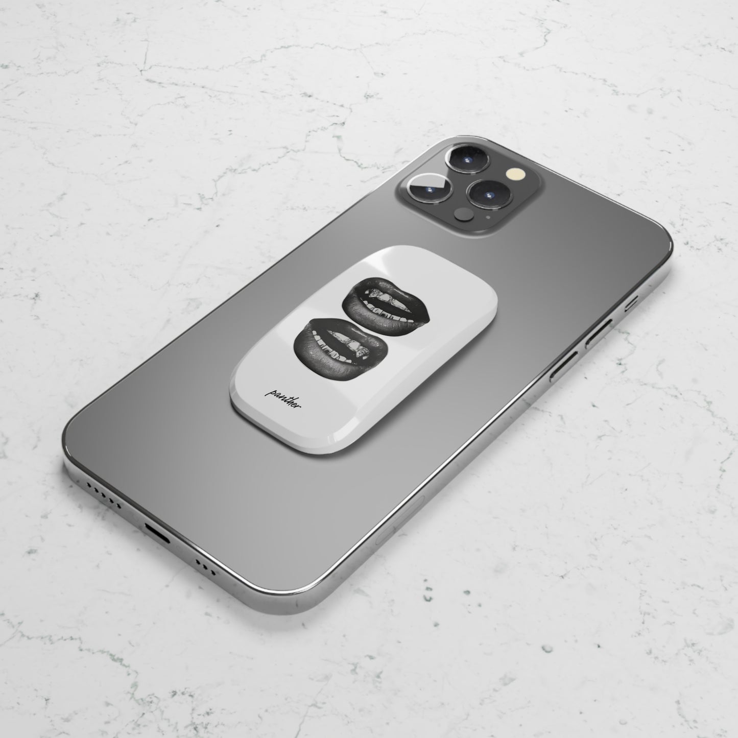 Glam Grin Phone Click-On Grip