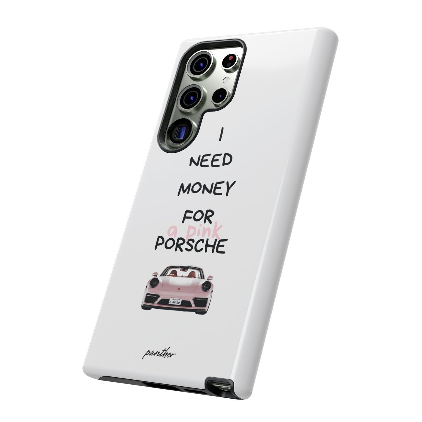 I Need Money For A Pink Porsche (White)