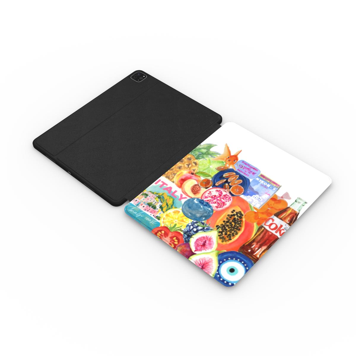 Mediterranean Fruit Bowl Apple iPad Case
