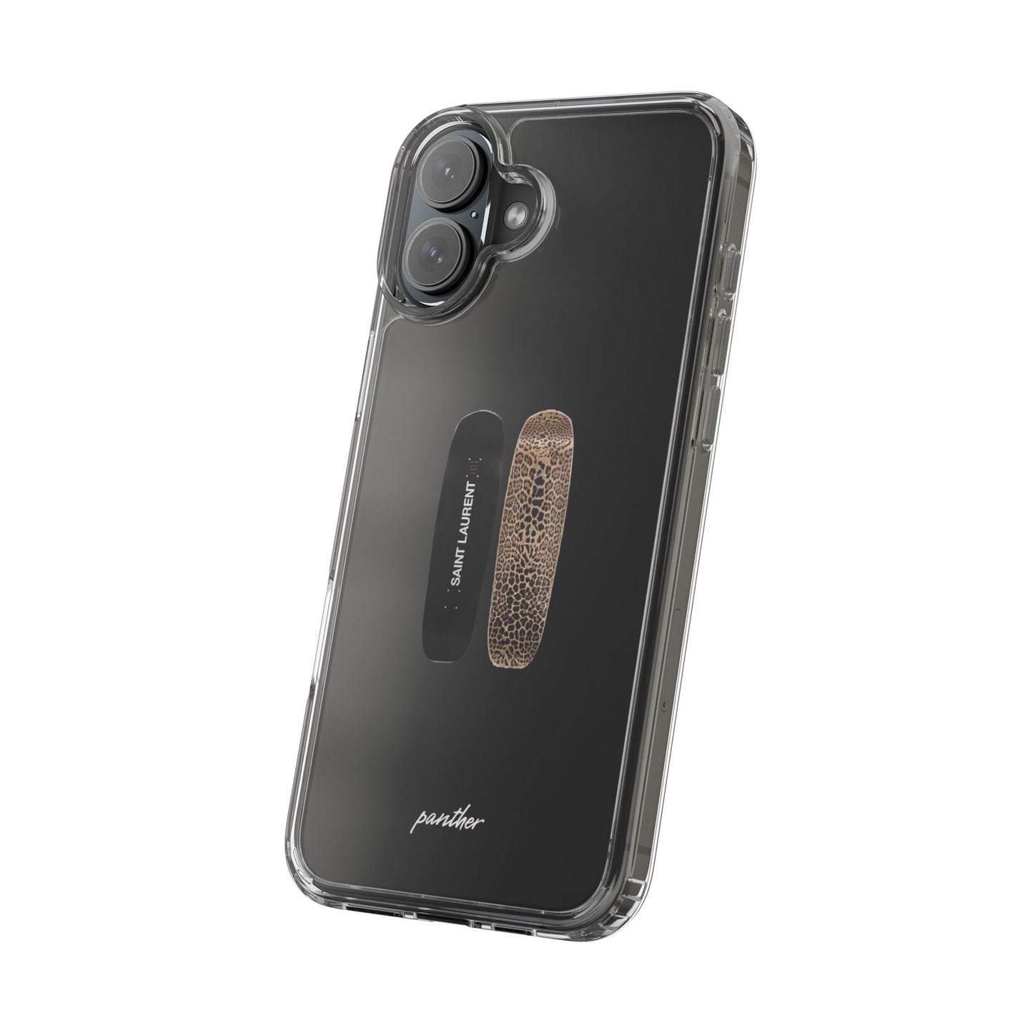 Panther Skateboard Clear Case