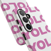 YOLO (White & Pink)