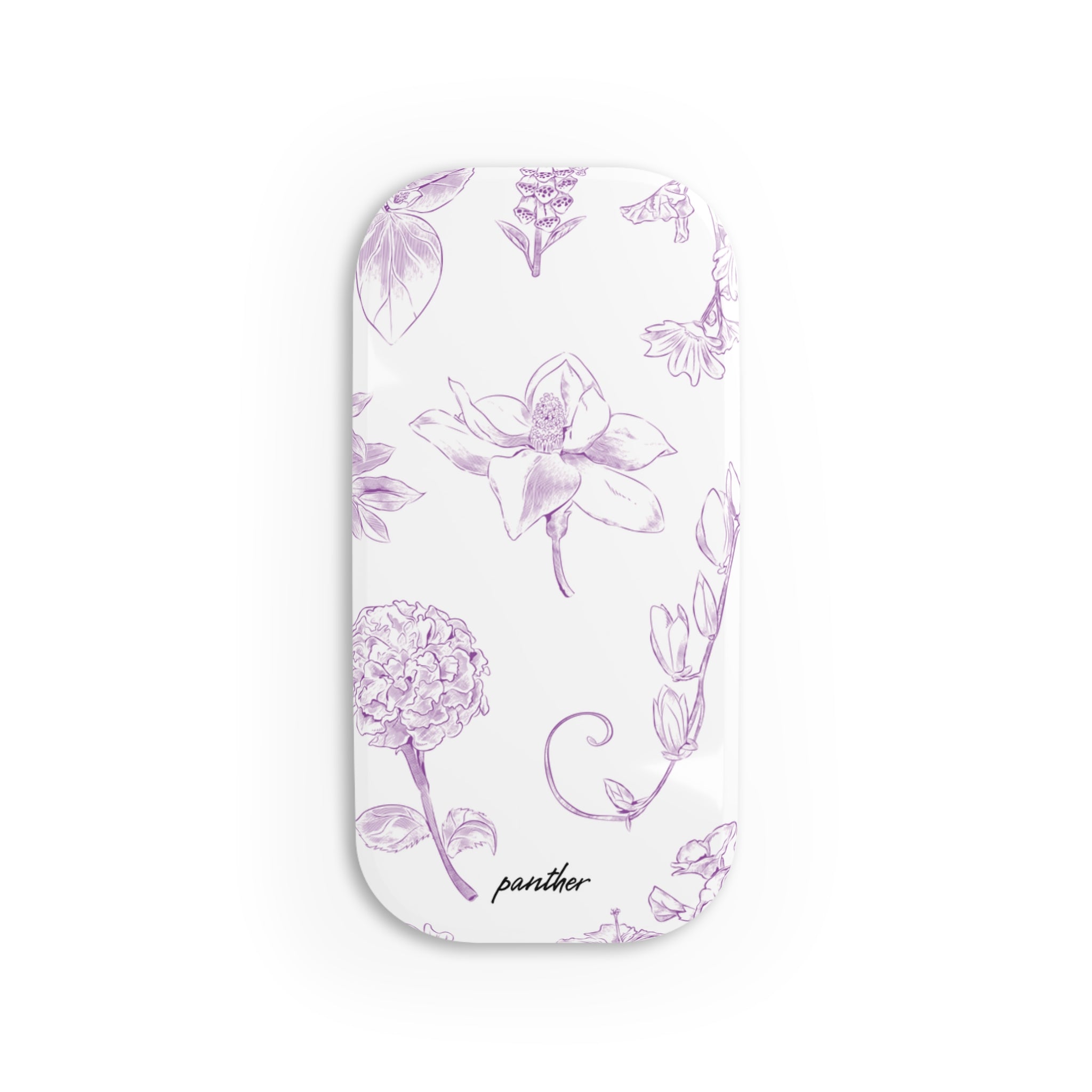 Lavender Botanica Phone Click-On Grip