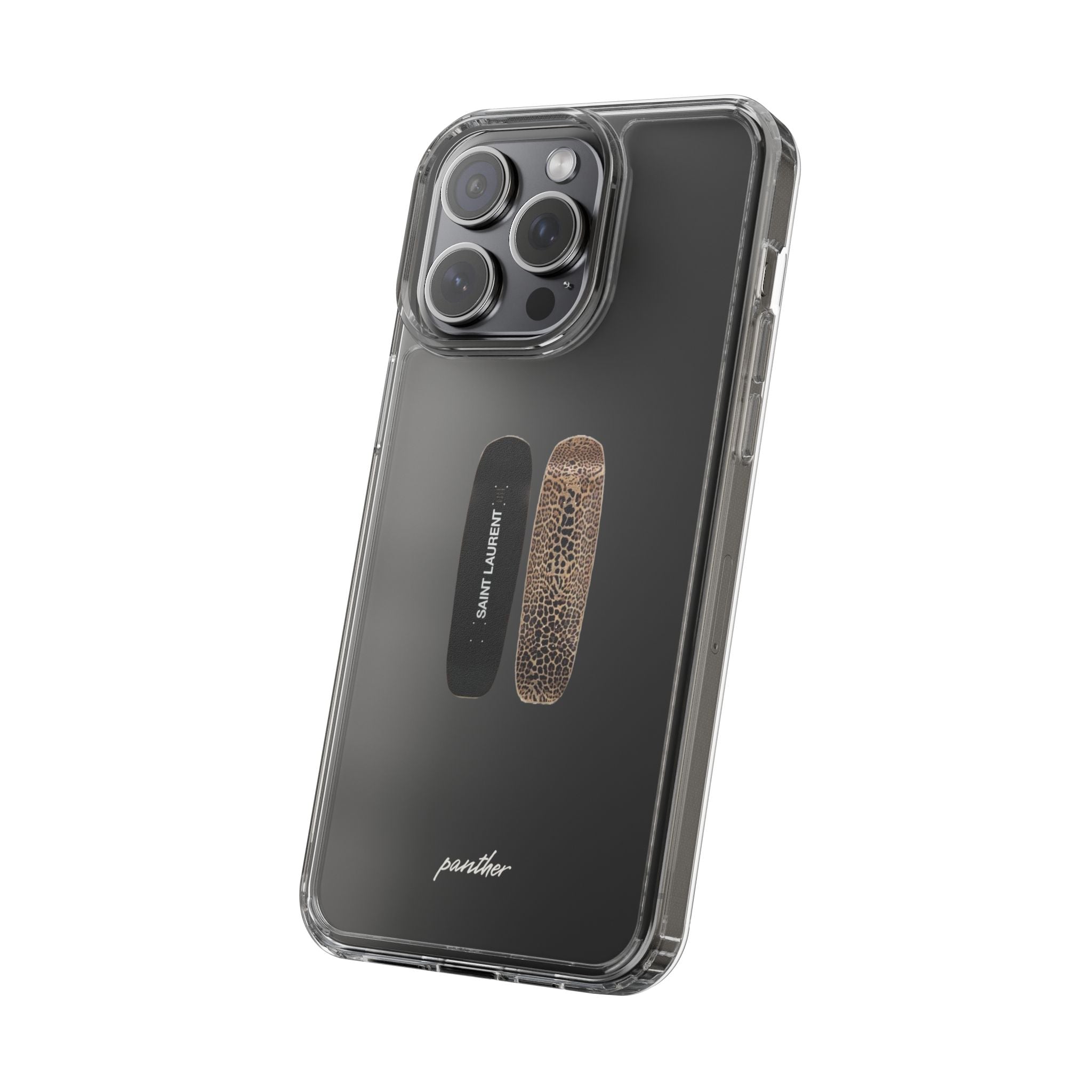 Panther Skateboard Clear Case