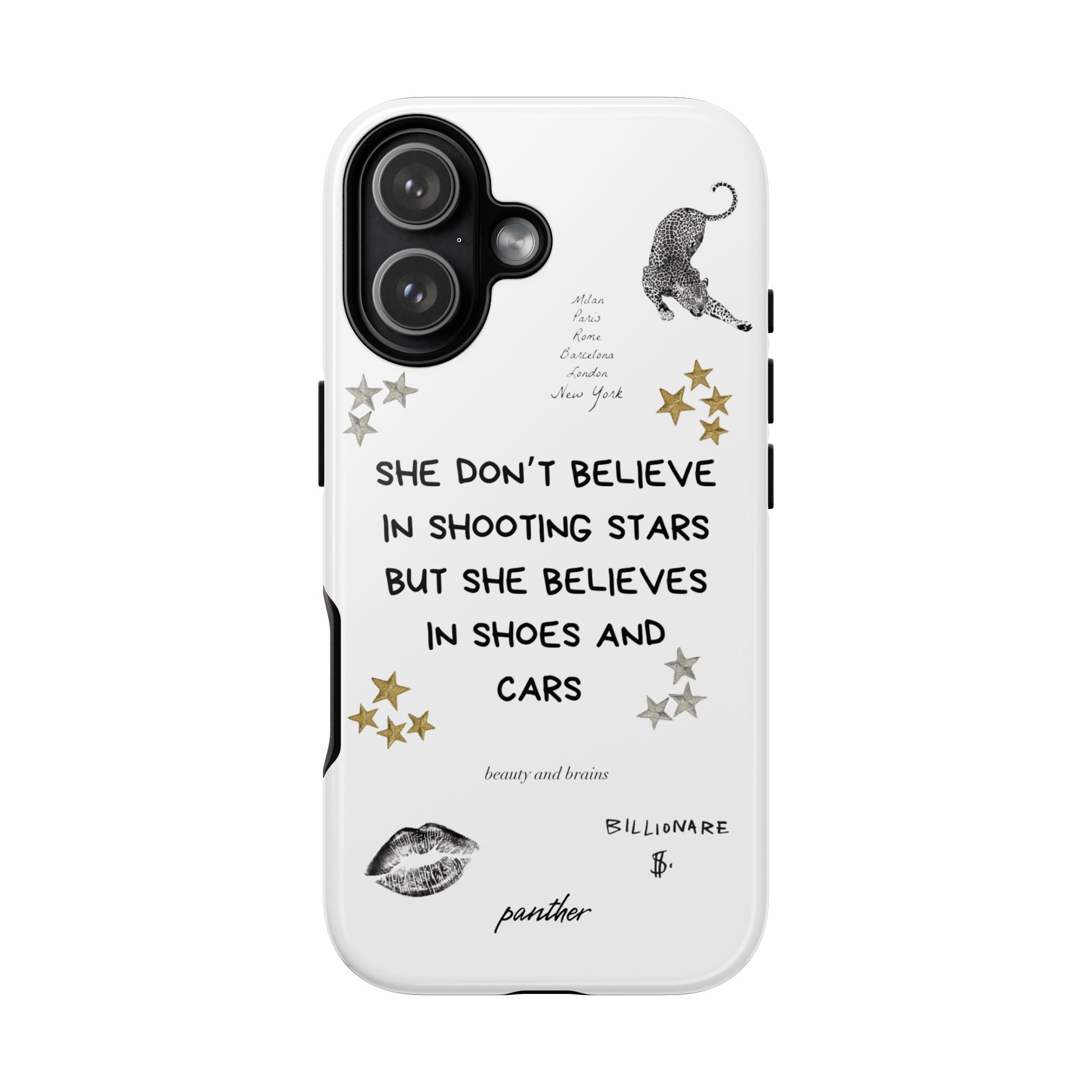 “She don’t believe in shooting stars”