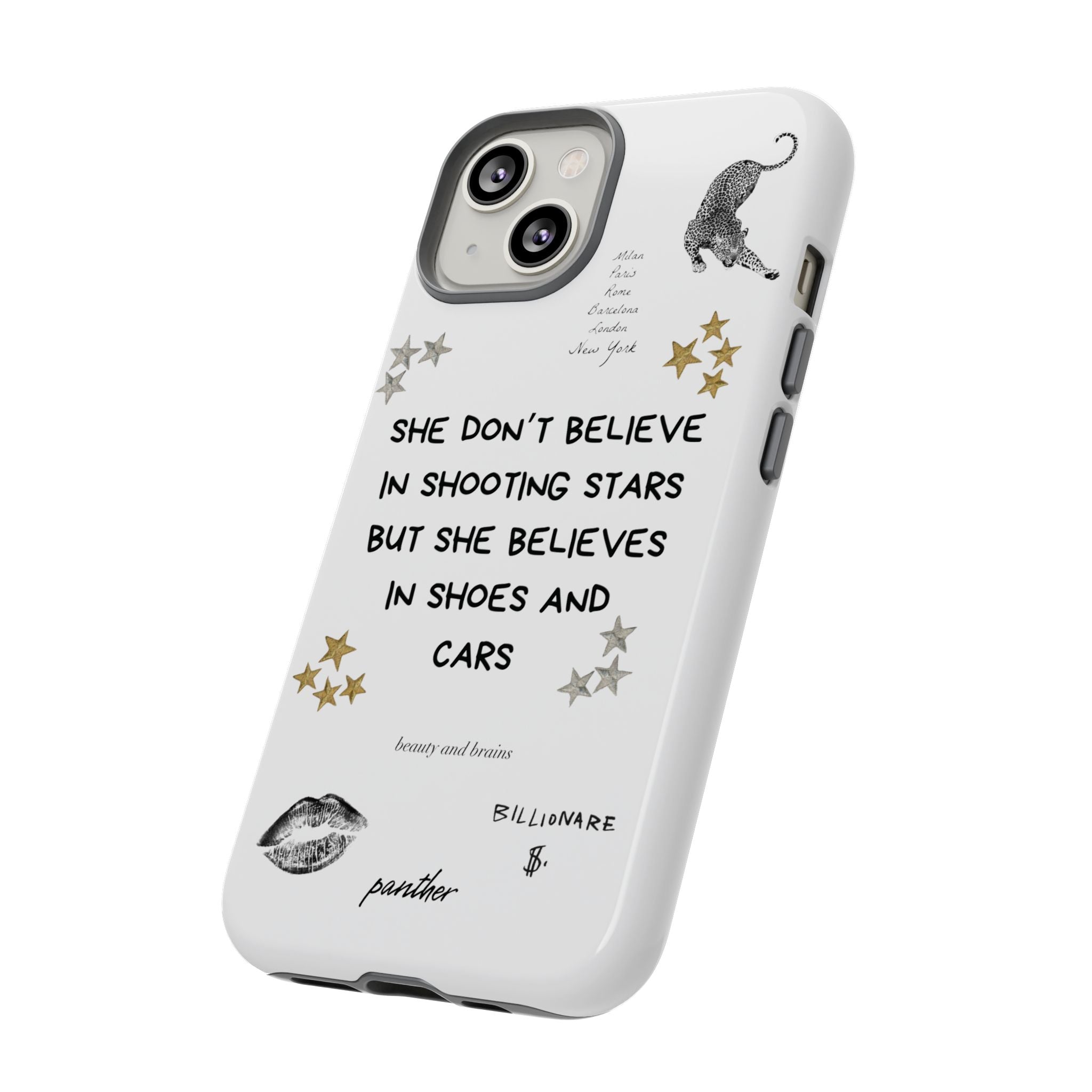 “She don’t believe in shooting stars”