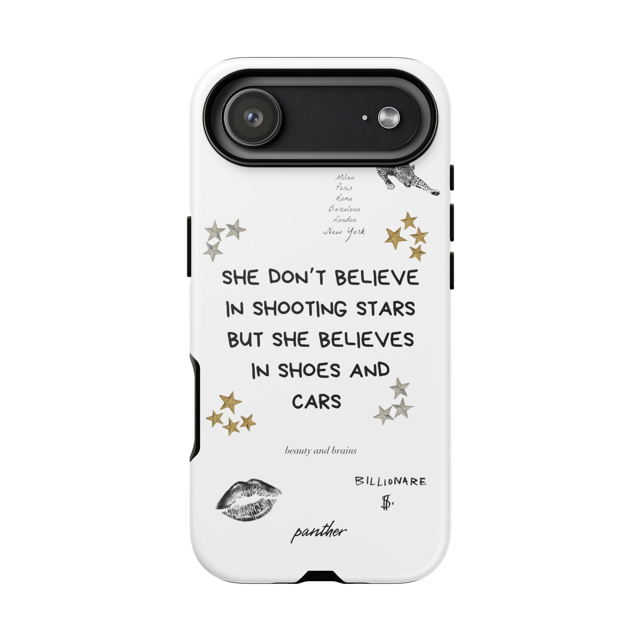“She don’t believe in shooting stars”