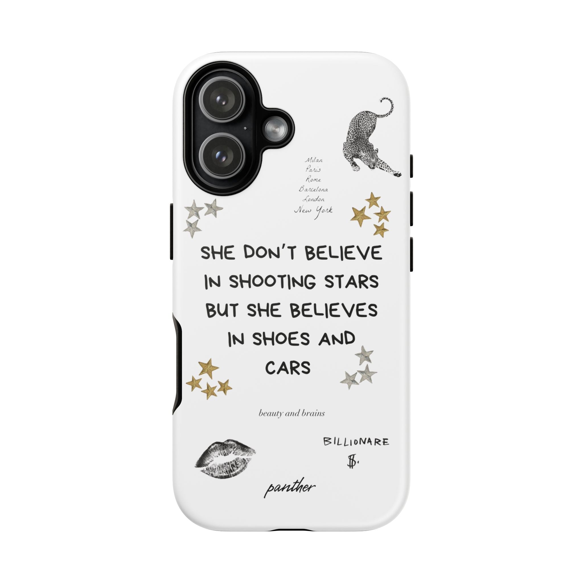“She don’t believe in shooting stars”