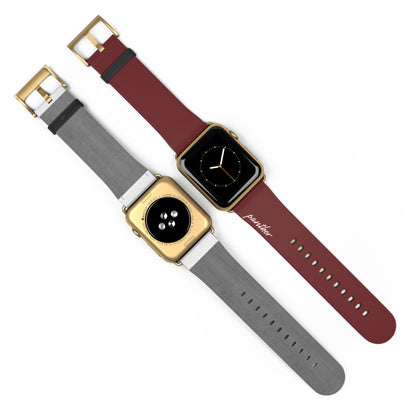 Burgundy AppleWatch Band