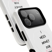 I Need Money For A Pink Porsche (White) (Magsafe)