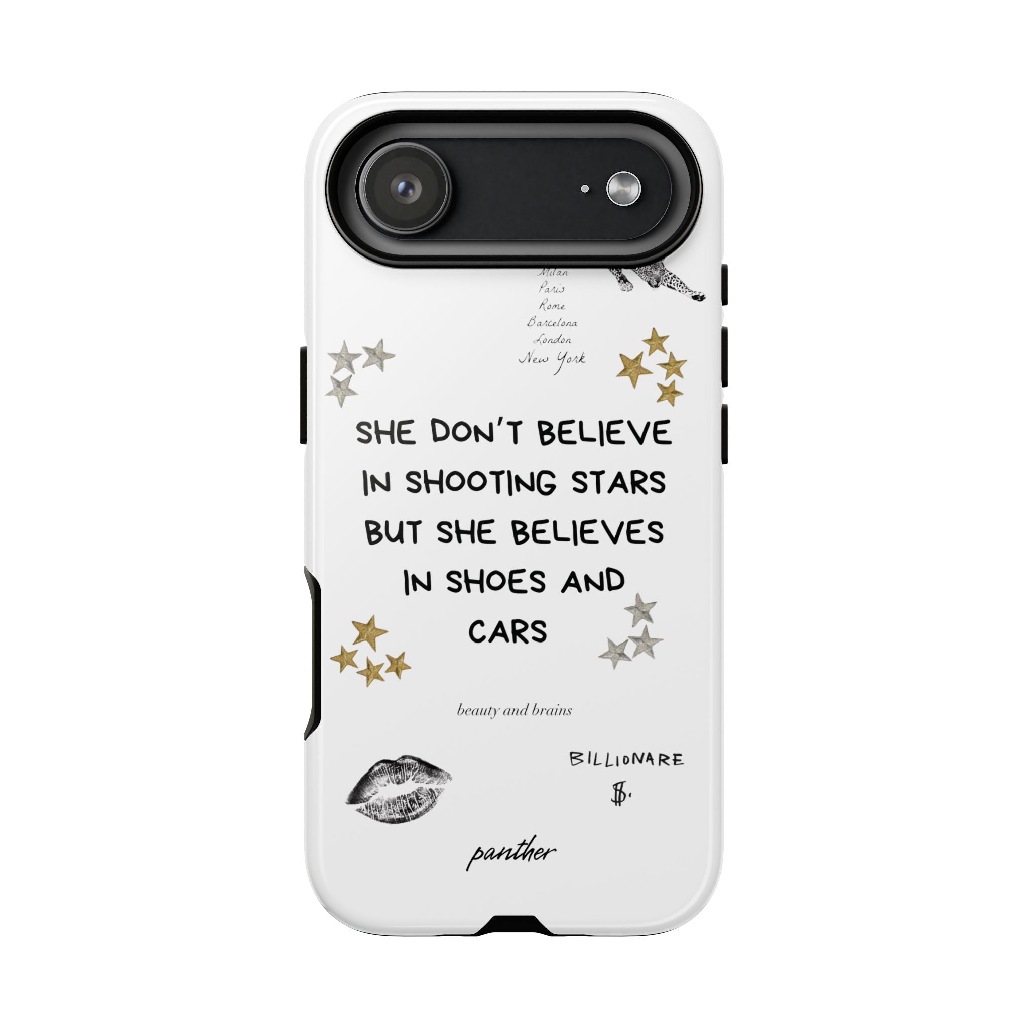 “She don’t believe in shooting stars”