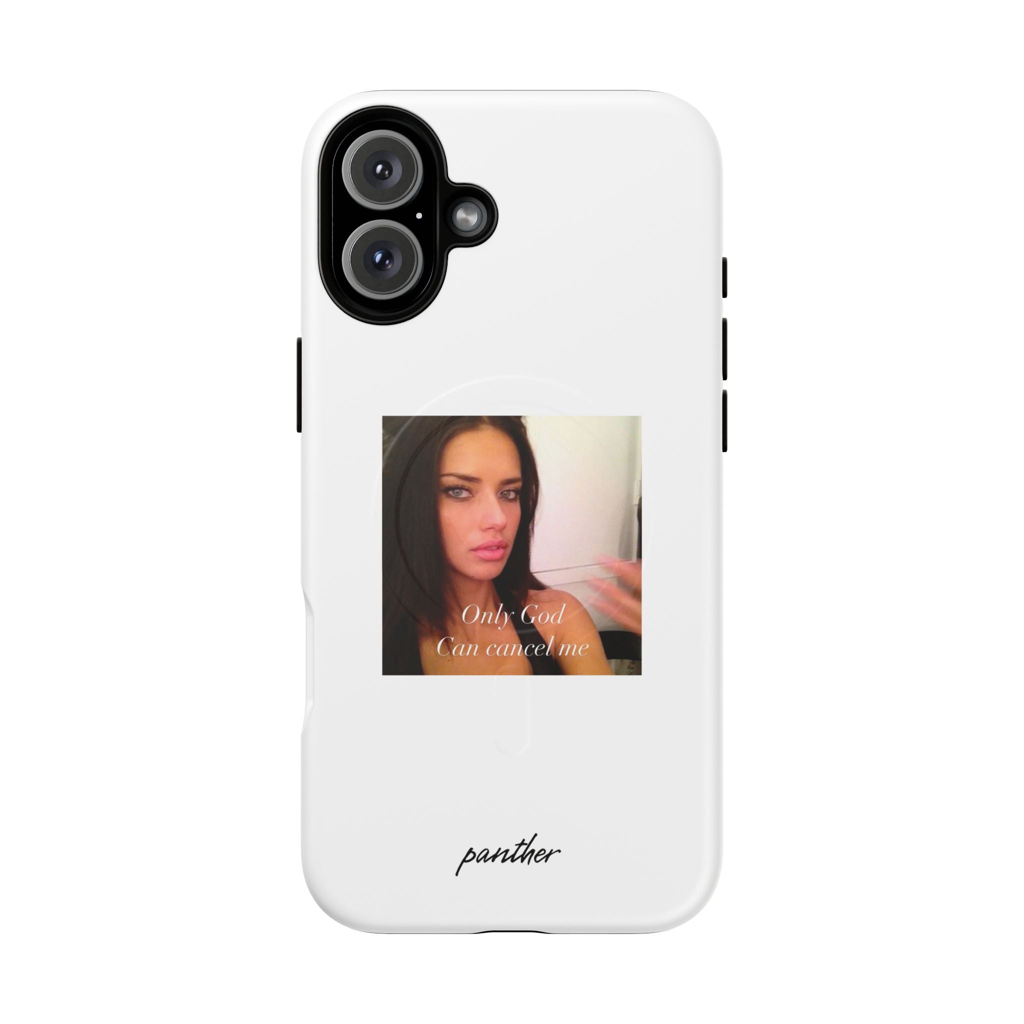 "Only God Can Cancel Me" (White) (Magsafe)