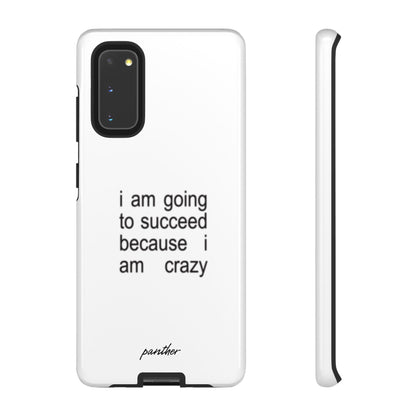 I Am Going To Succeed Because I Am Crazy