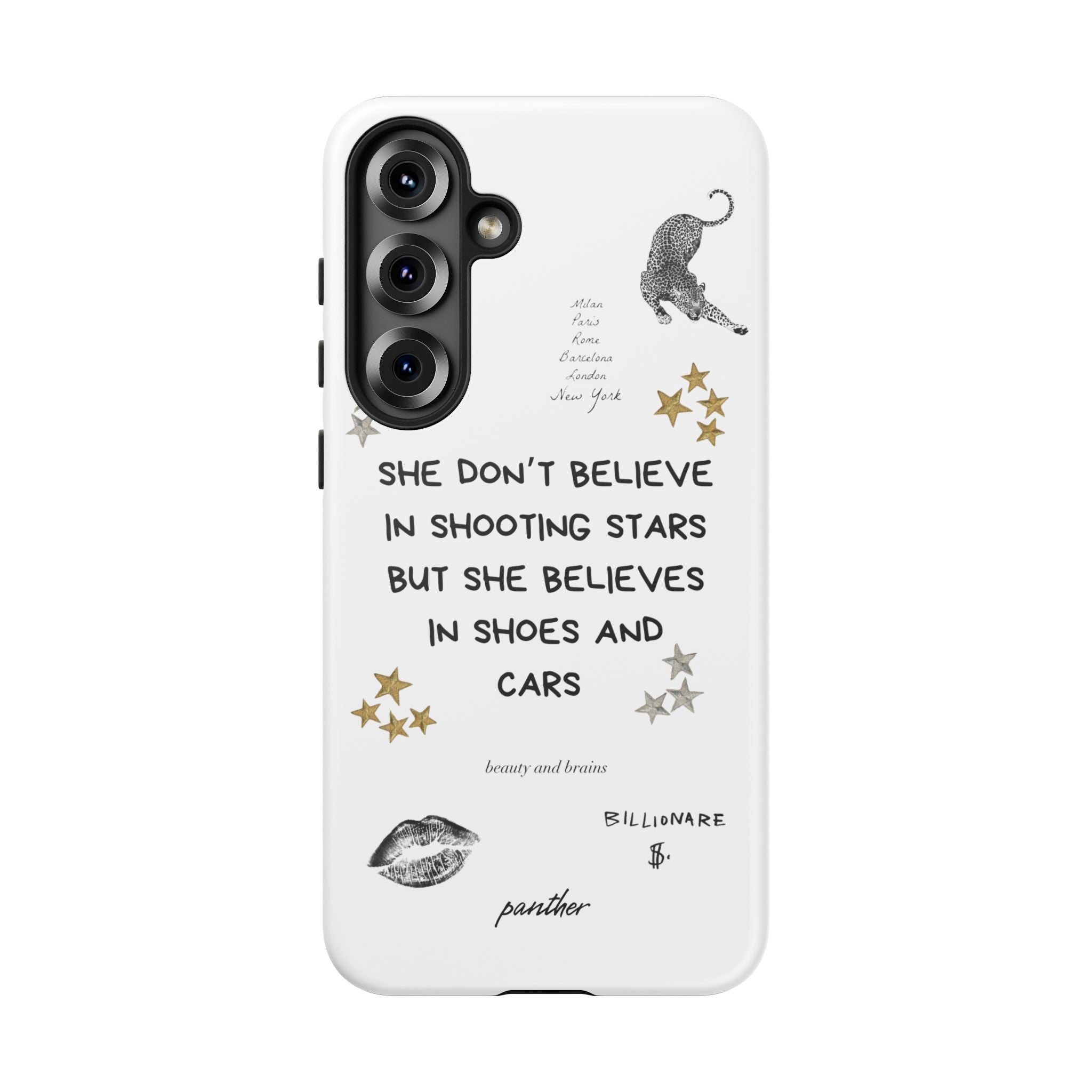 “She don’t believe in shooting stars”