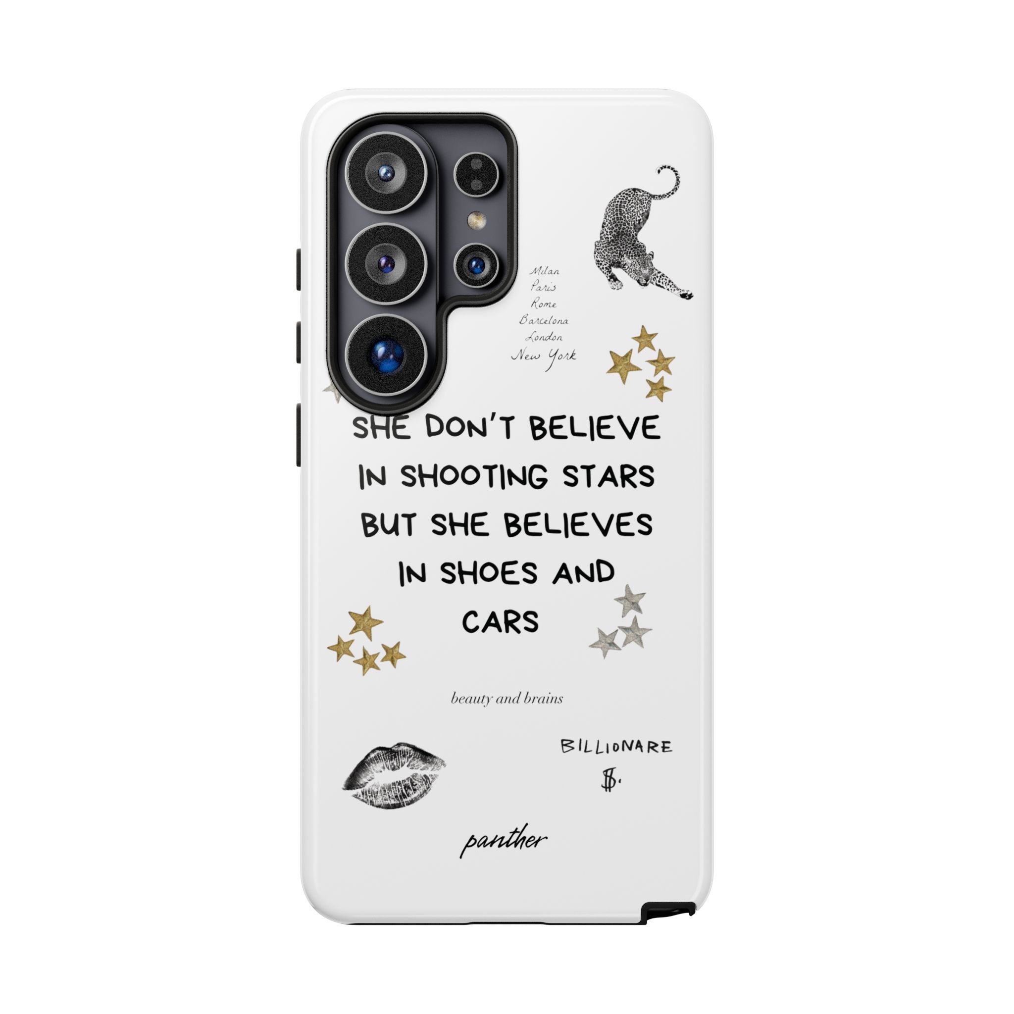“She don’t believe in shooting stars”