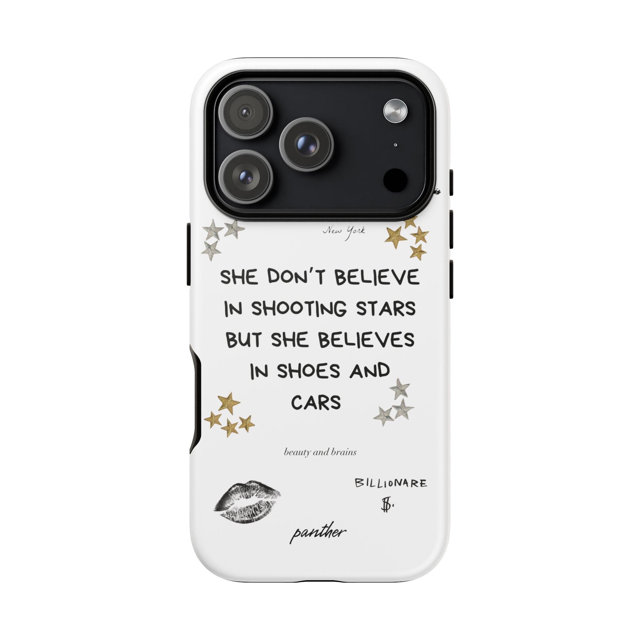 “She don’t believe in shooting stars”