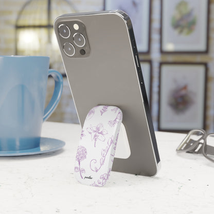 Lavender Botanica Phone Click-On Grip