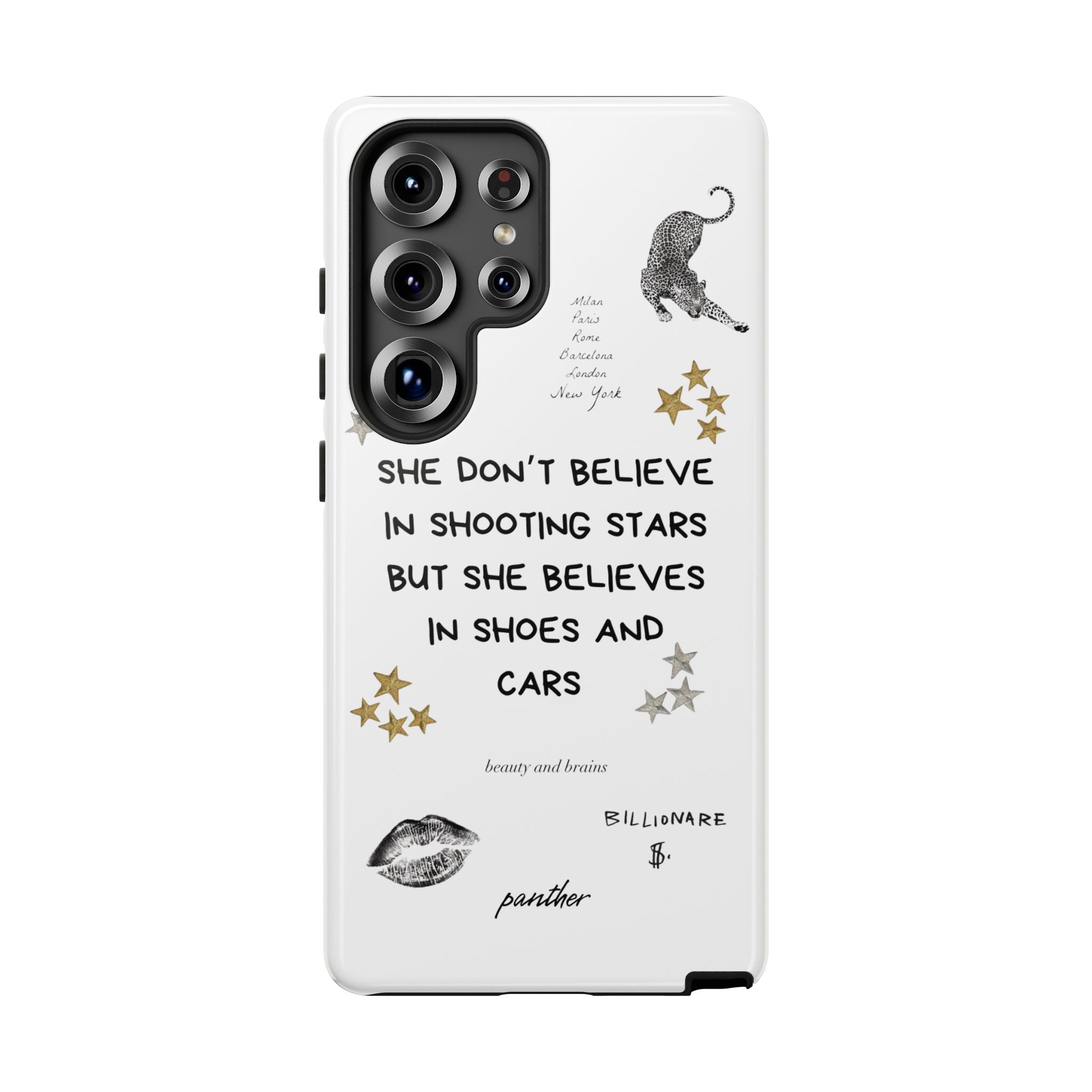 “She don’t believe in shooting stars”