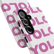 YOLO (White & Pink)