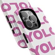 YOLO (White & Pink)