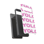 YOLO (White & Pink)