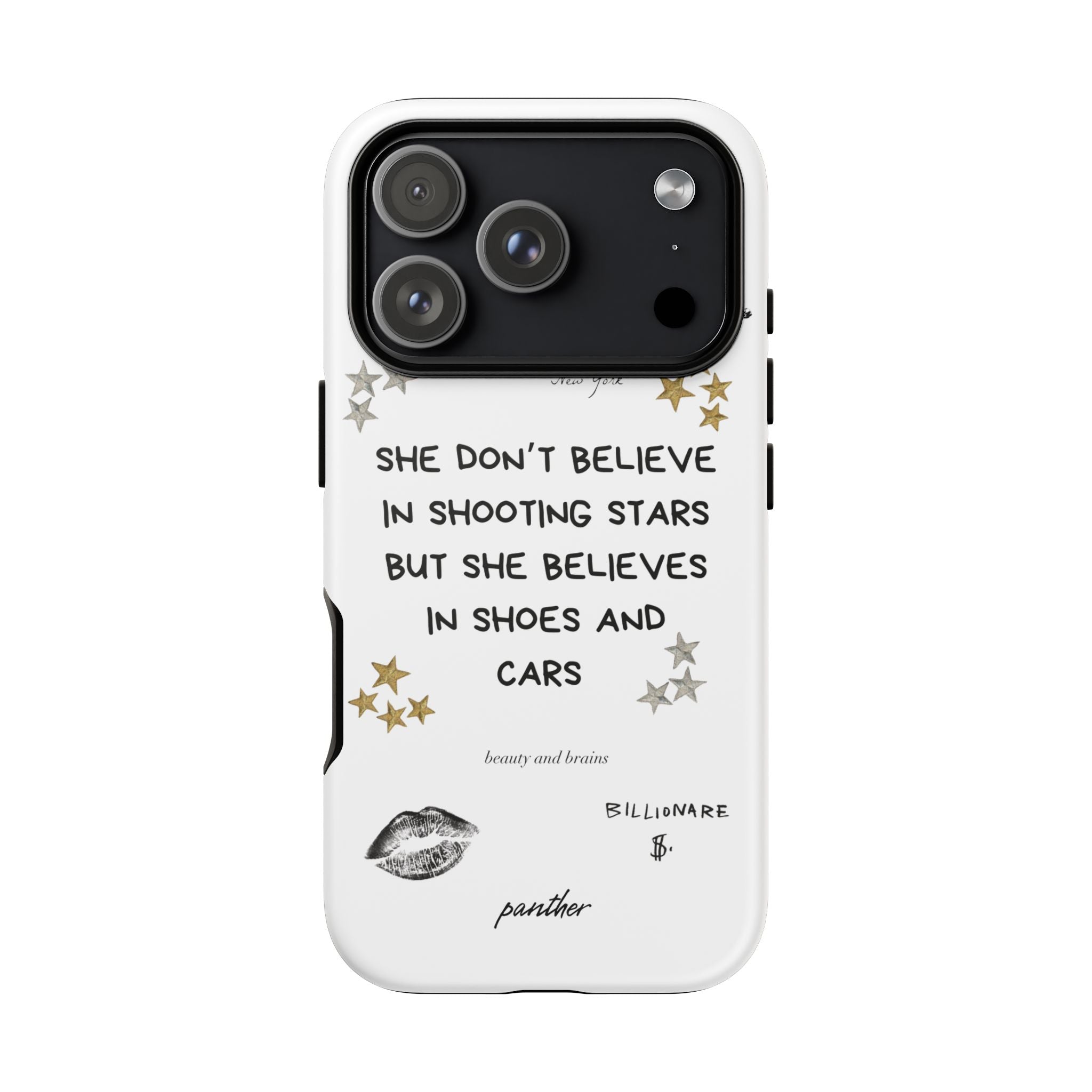 “She don’t believe in shooting stars”