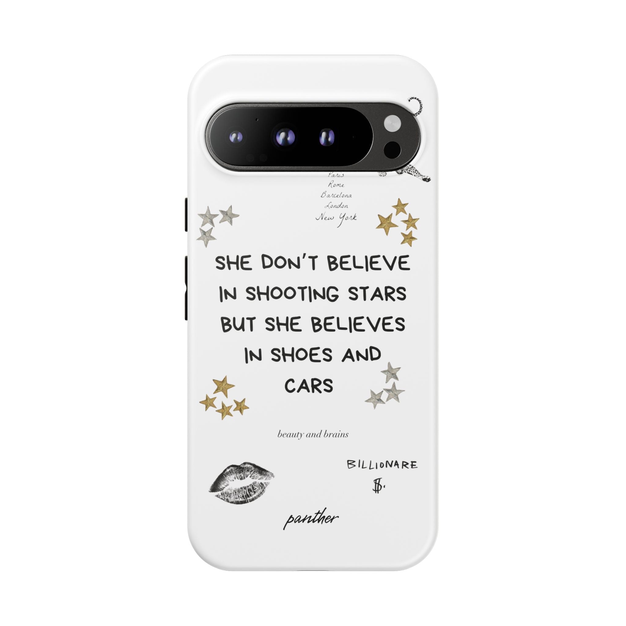 “She don’t believe in shooting stars”