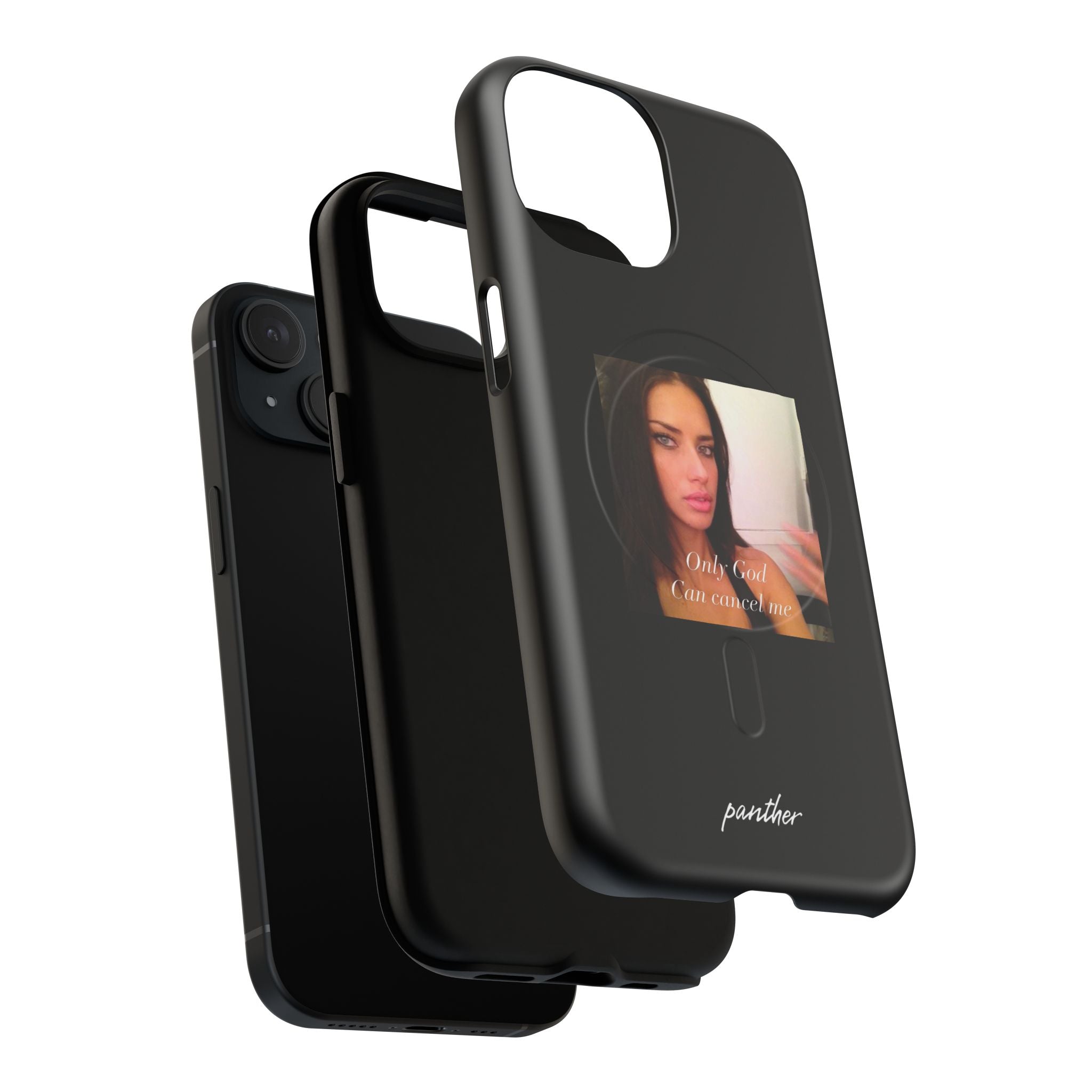 "Only God Can Cancel Me" (Black) (Magsafe)