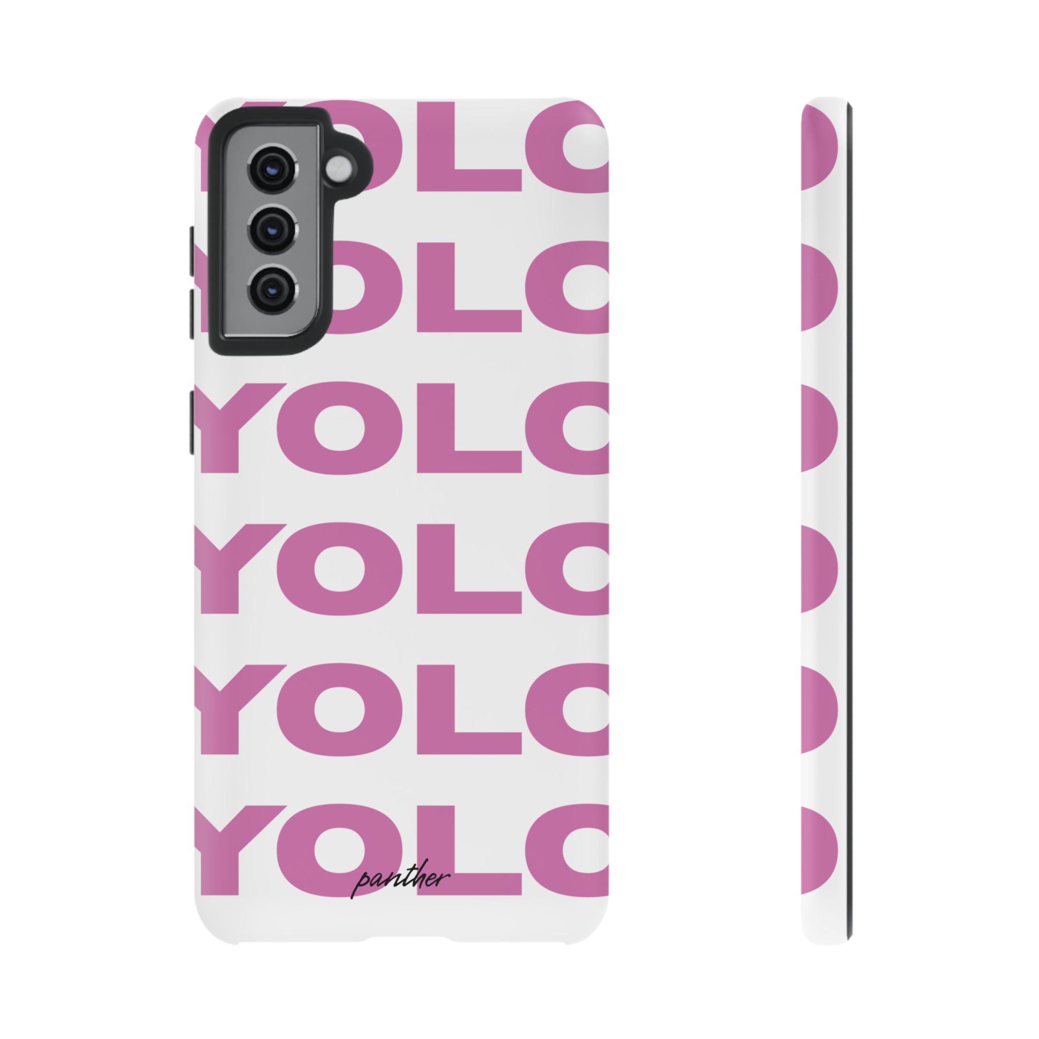 YOLO (White & Pink)
