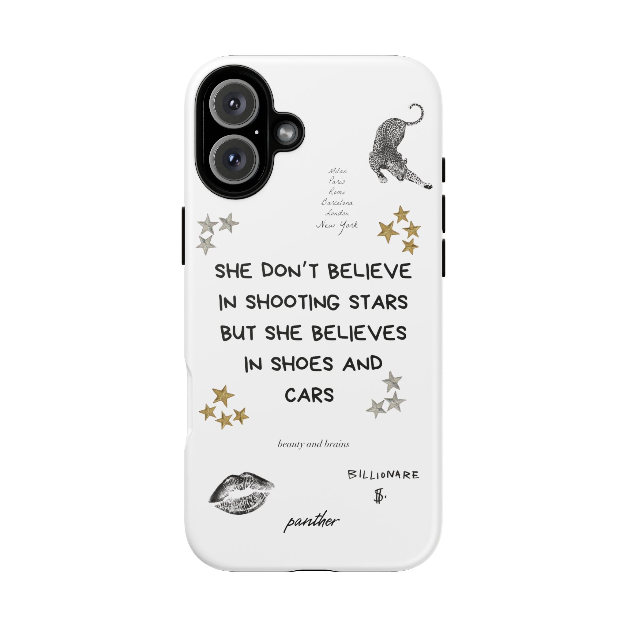 “She don’t believe in shooting stars”