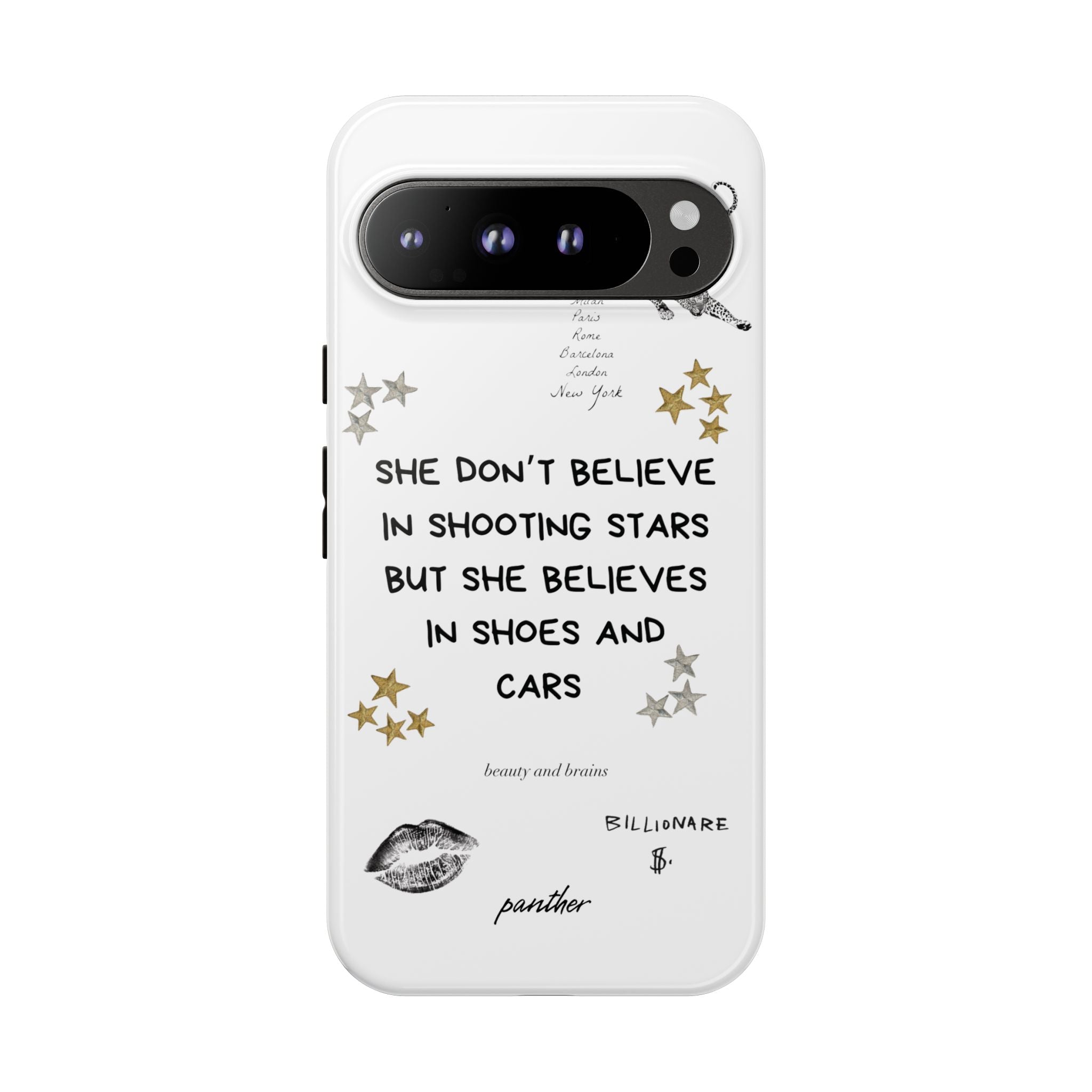 “She don’t believe in shooting stars”