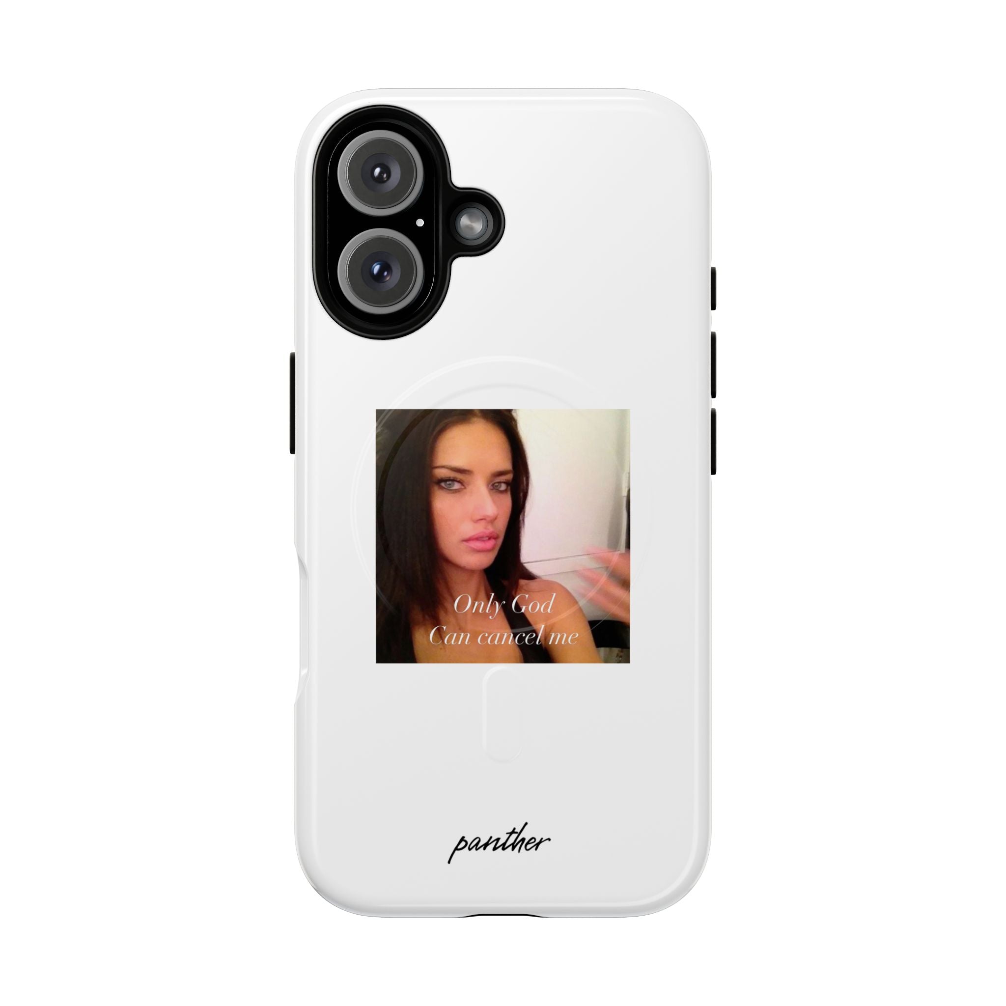 "Only God Can Cancel Me" (White) (Magsafe)