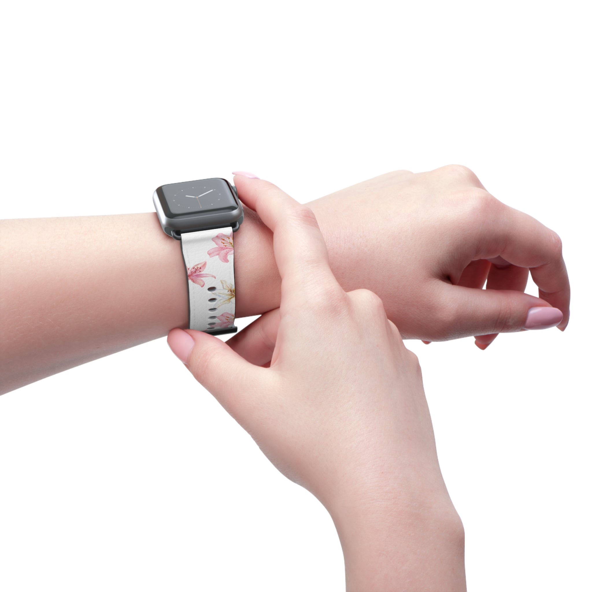 Blossom Grace (White) AppleWatch Band