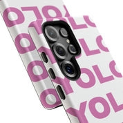 YOLO (White & Pink)