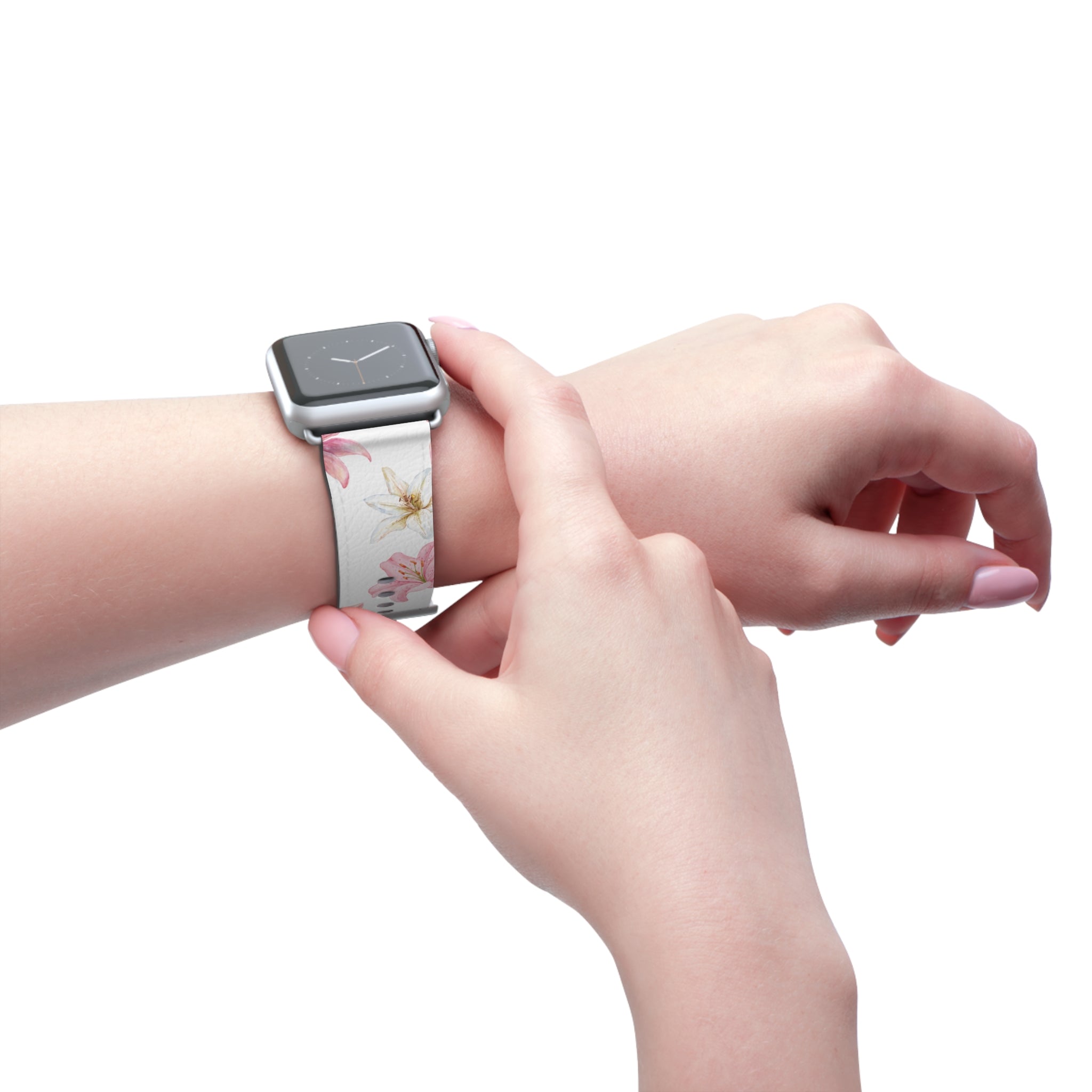 Blossom Grace (White) AppleWatch Band