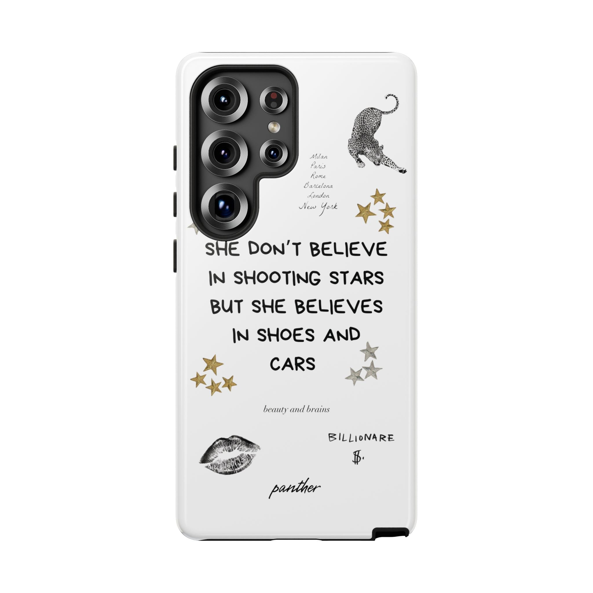 “She don’t believe in shooting stars”