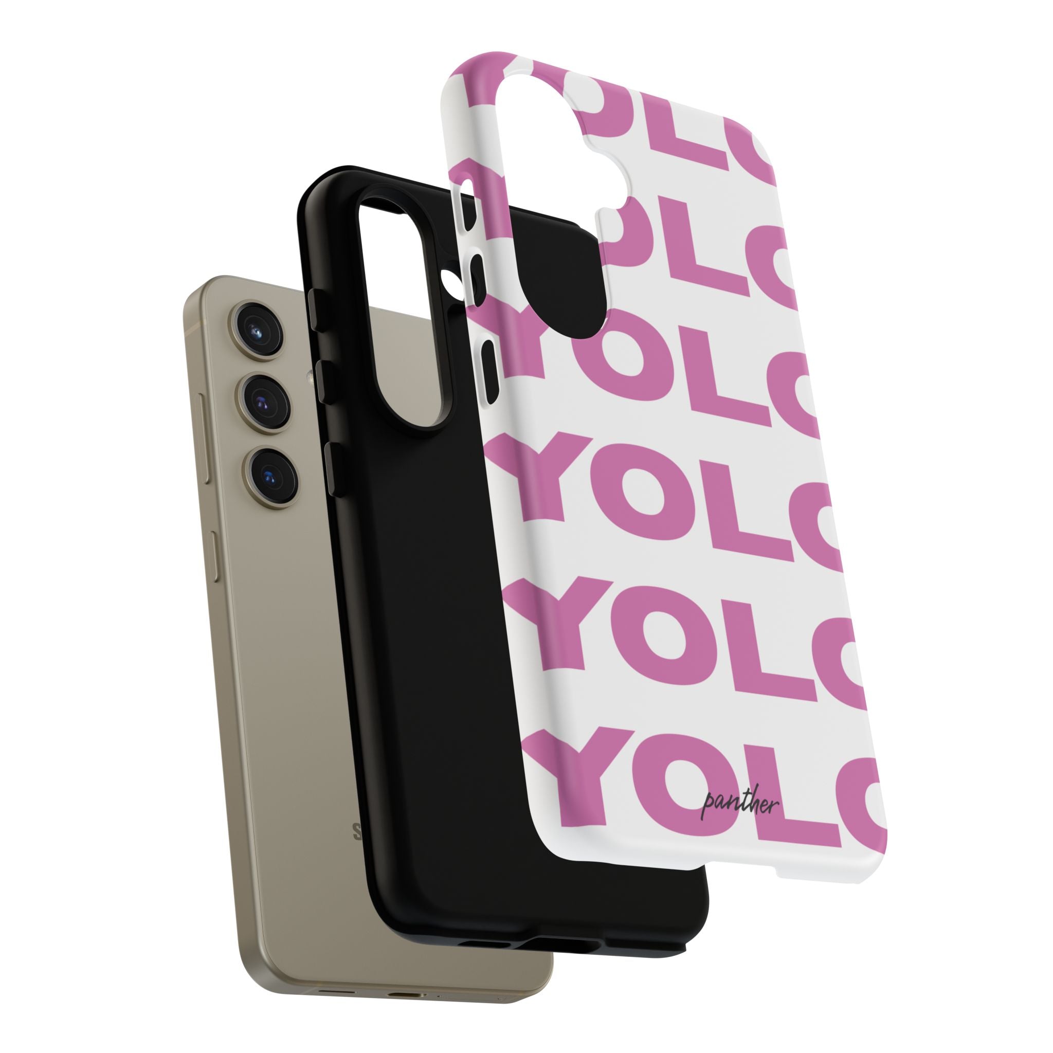 YOLO (White & Pink)