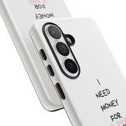 I Need Money For A Pink Porsche (White)