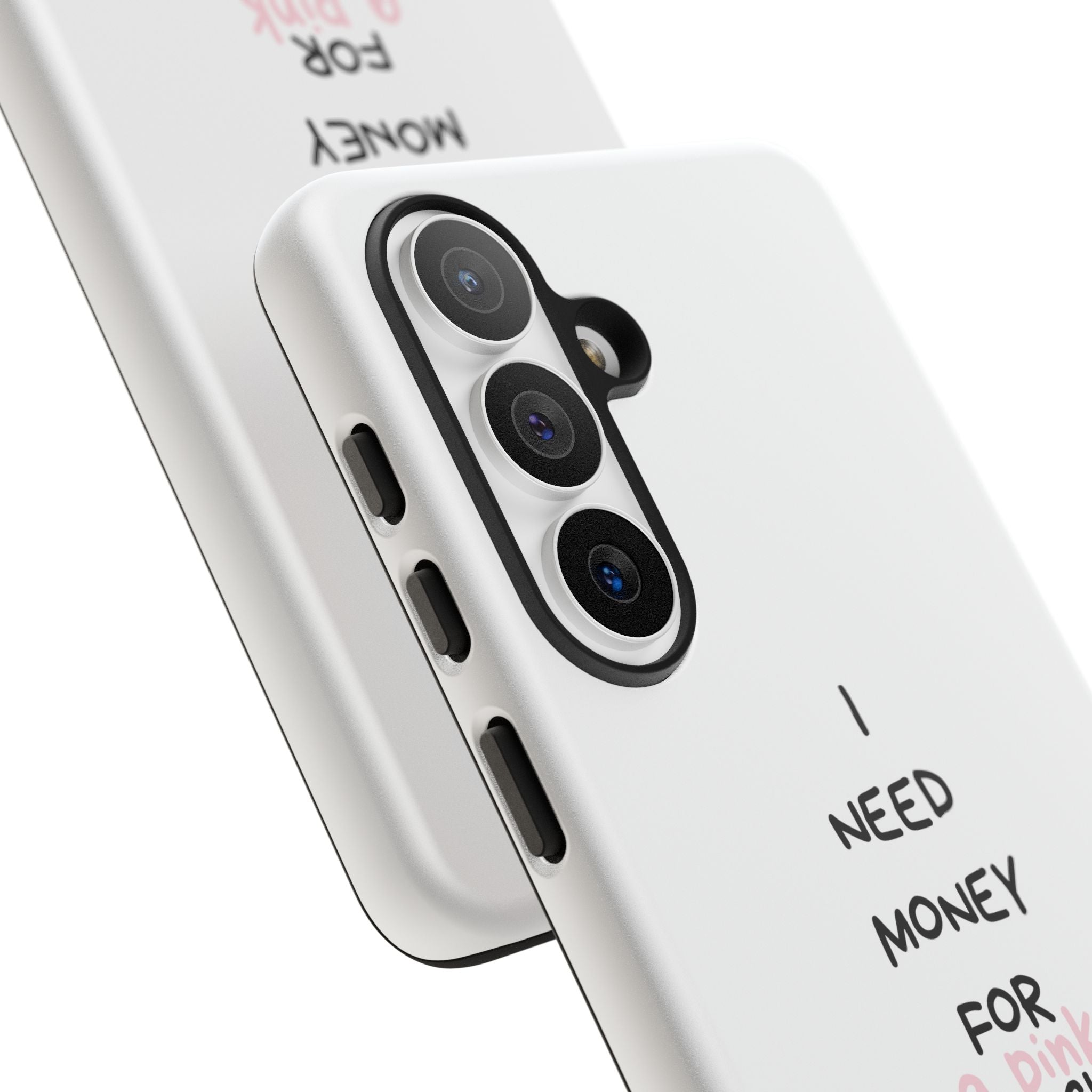 I Need Money For A Pink Porsche (White)