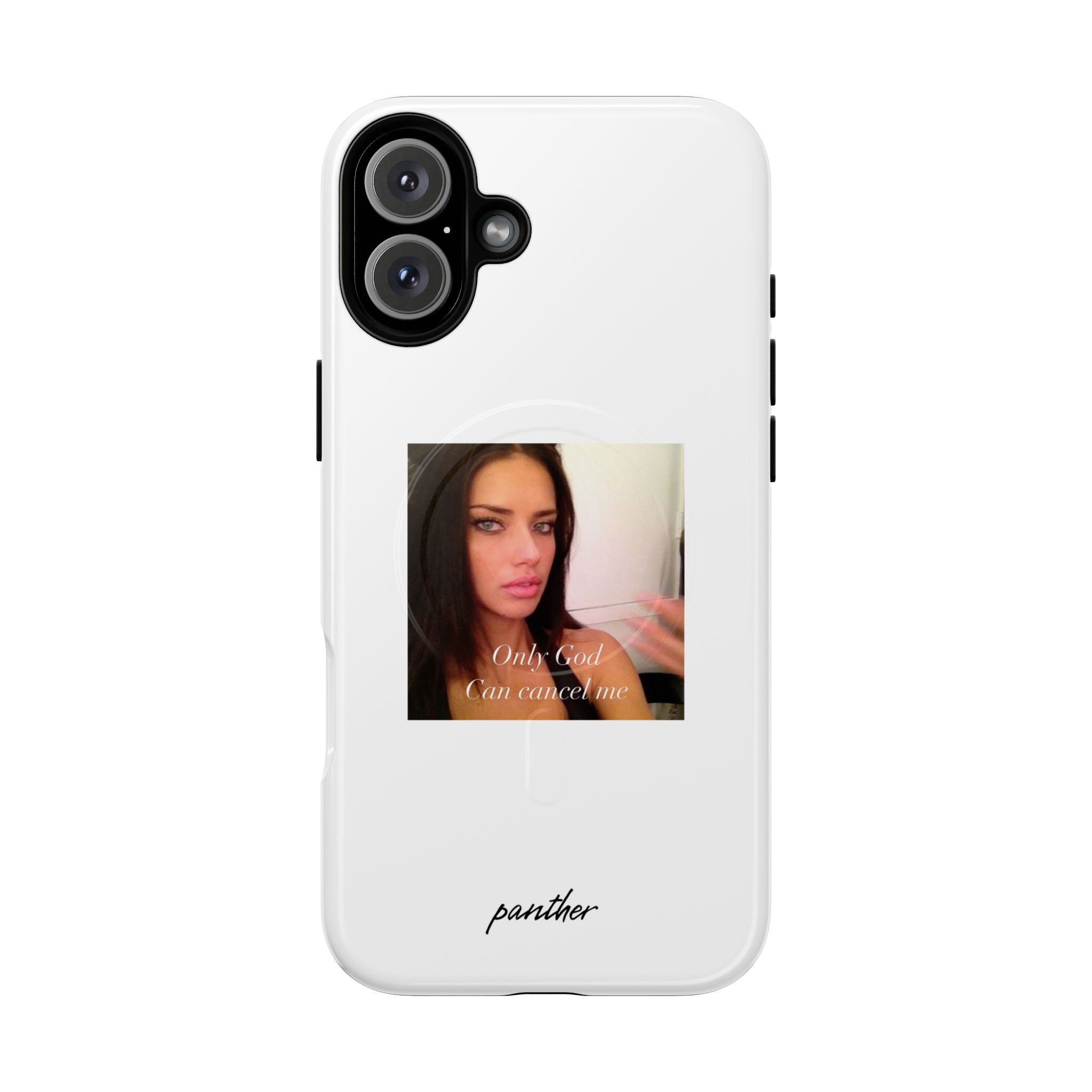 "Only God Can Cancel Me" (White) (Magsafe)