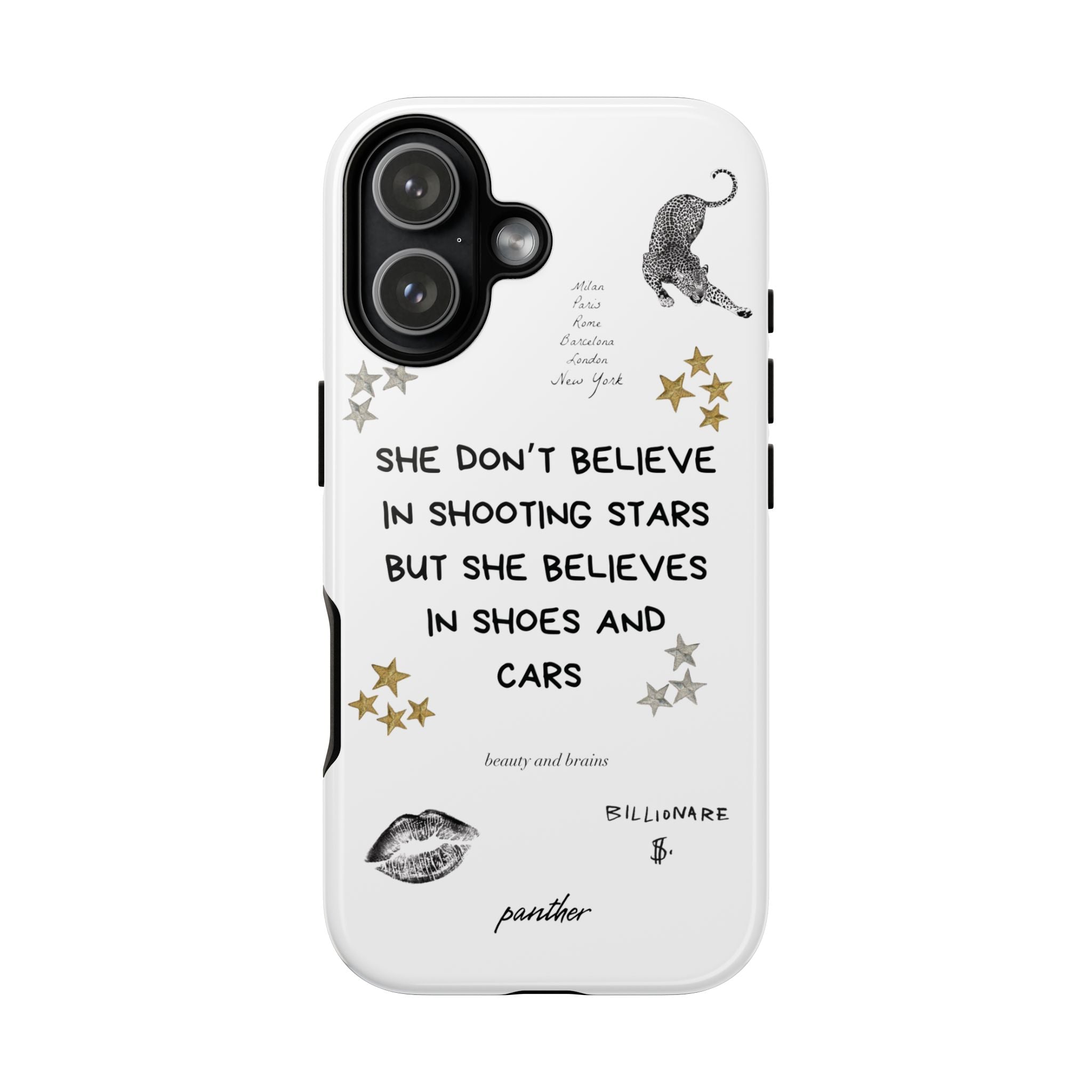 “She don’t believe in shooting stars”