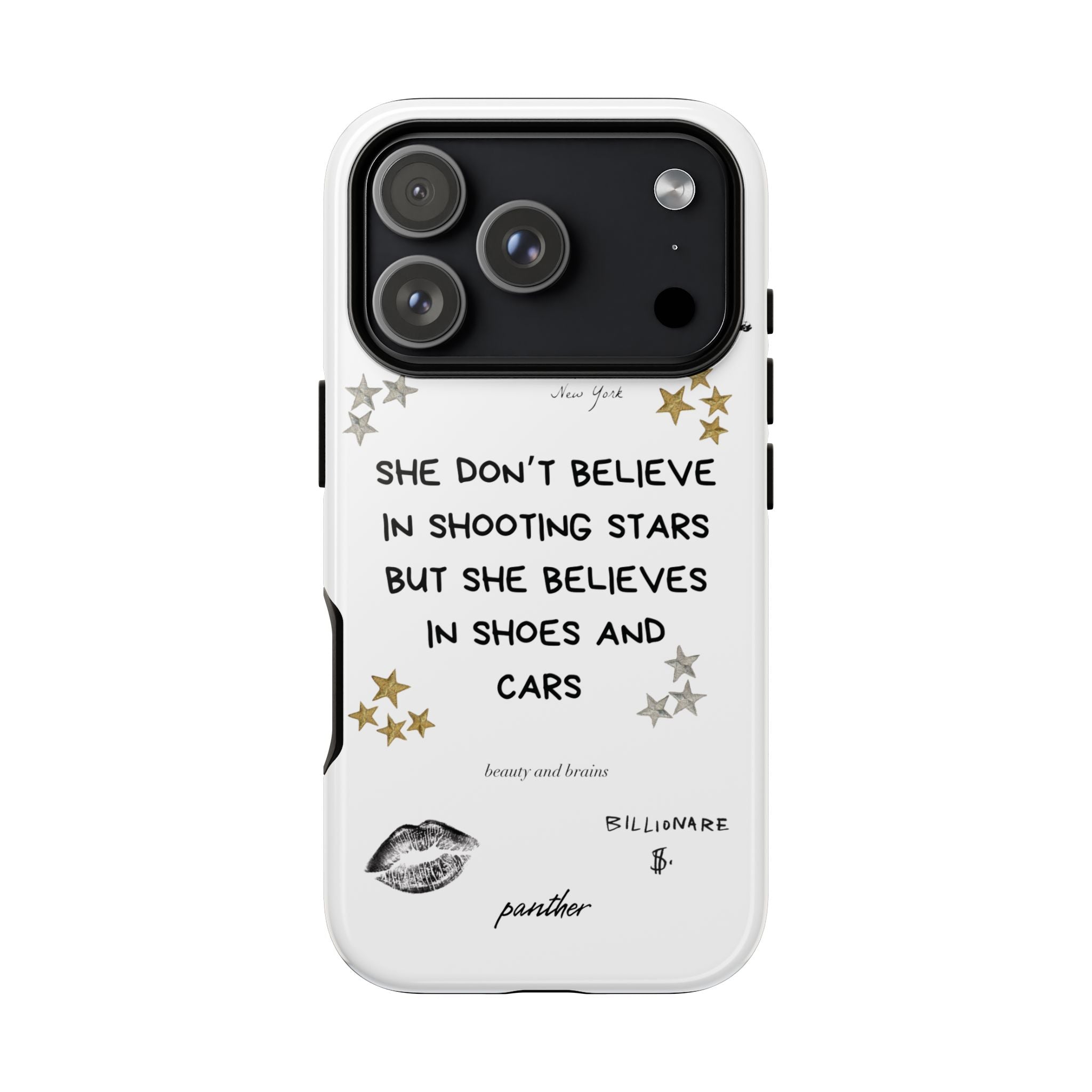 “She don’t believe in shooting stars”