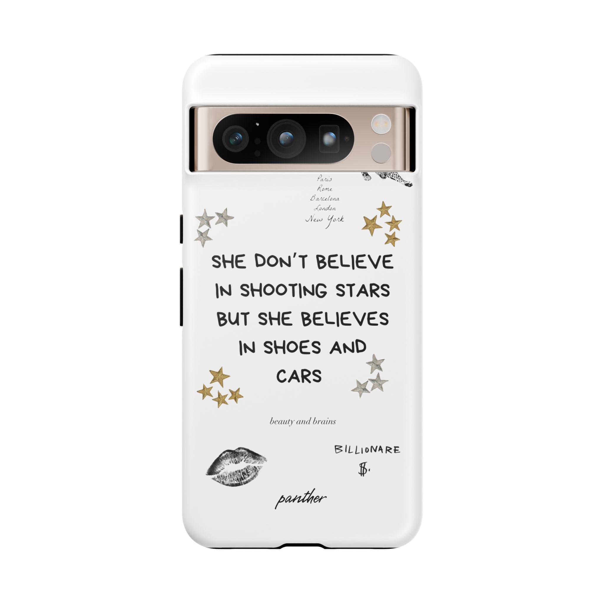 “She don’t believe in shooting stars”