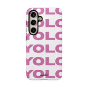 YOLO (White & Pink)